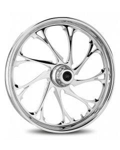 RC Components Chrome Temper Wheel & Tire Package for Harley Models 
