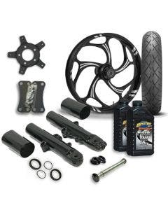RC 21 Torsion Wheel Tire & Complete Eclipse Front End Package Harley 14-19 FLH