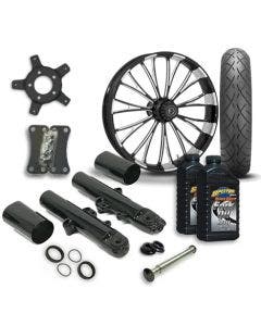 RC 21 Dynasty Accent Wheel Tire Complete Eclipse Front End Package Harley 14-19