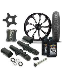 RC 21 Revolt Wheel Tire & Complete Eclipse Front End Package Harley 14-19 FLH