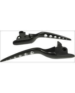 Paul Yaffe Bagger Nation Black Racing Hand Cable Clutch  Levers Harley FLH 08-13