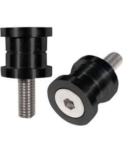 Speed Merchant Black 1" Solid Handlebar Riser Bushings Harley Big Twin & XL 84-16