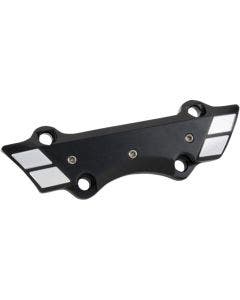 Paul Yaffe Bagger Nation Black Weld Wing Super Clamp Harley Big Twin Models