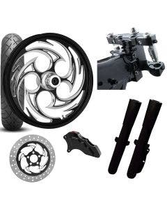 RC 26 Savage Eclipse Wheel Tire Neck Rake Front End Package Harley Single Side