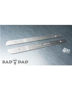 Bad Dad Stretched Saddlebag Skid Plates -Raw