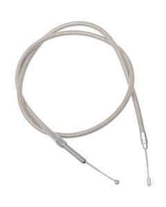 Drag Stainless 80 Long Plus + 18" Longer Clutch Cable for Harley 08-13 FLH/T/X