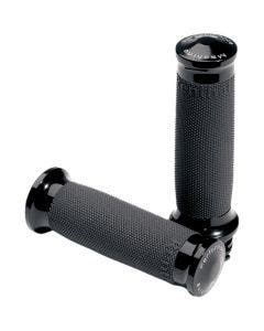 Performance Machine PM Standard Black Contour Renthal Hand Grips Cable 84-17
