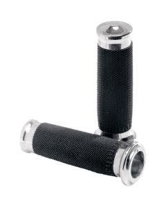 Performance Machine PM Standard Chrome Contour Renthal Hand Grips TBW 08-17