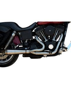 Trask Stainless Steel Assault Series 2-1 2 Into 1 Exhaust Harley Dyna 91-05 FXD