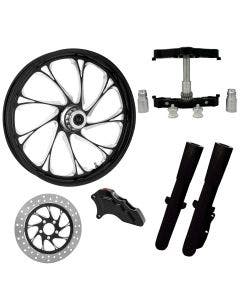 Temper Eclipse 23" Wheel Tire Single Side w/ Raked Triple Trees Lowers & Sliders