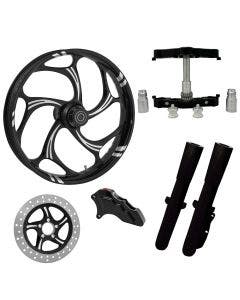 Torsion Eclipse 23" Wheel Tire Single Side w/ Raked Triple Trees Lowers & Sliders