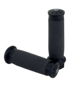 Roland Sands Design RSD Black Ops Tracker Billet Hand Grips Harley Cable Thr