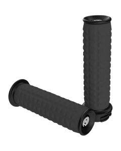 Roland Sands Design RSD Black Traction Billet Hand Grips Harley Cable 84-17