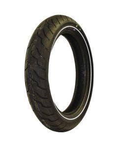 Dunlop American Elite 130/80B17 Narrow White Wall Front Tire Harley Davidson