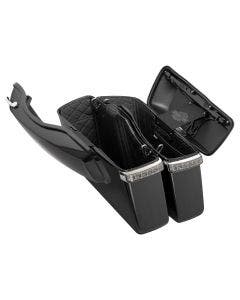 Hogworkz OEM Harley Standard Saddlebag Liners '14-'24 Black w/ Black Stitching