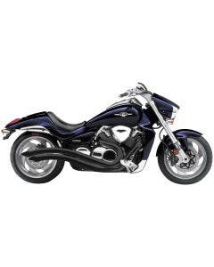 Cobra 3221B Black Speedster Swept 2 into 2 Exhaust System Boulevard M109R 06-14