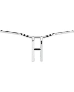 Biltwell 6262-1053 12" Tyson XL Pullback 1" Chrome T-Bar Slotted Harley