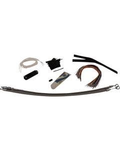 FBI EZ Install 14" Braided Handlebar Install Kit 4 Harley 08-13 Touring Cable