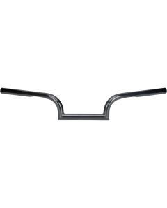 Biltwell 6013-2016 1" Mustache Slotted Black Handlebar Harley Metric