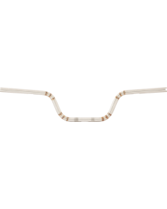 Arlen Ness MX Moto Tall Raw Stainless Steel Handlebar 4 Harley 23-24 Touring