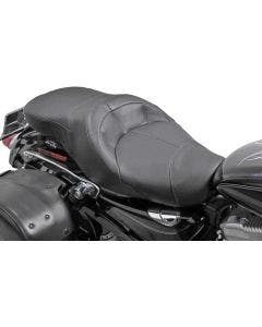 Danny Gray Tristair 2-Up Seat Leather Smooth Stitch Harley Sportster 04-18