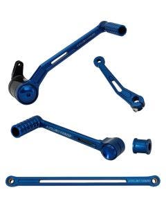 Arlen Ness Solo Blue Speedliner Foot Control Kit 4 Harley 08-24 Touring