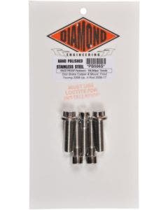 Diamond Engineering 12 Point Polished Steel Caliper Bolt Kit 06-22 FL VROD