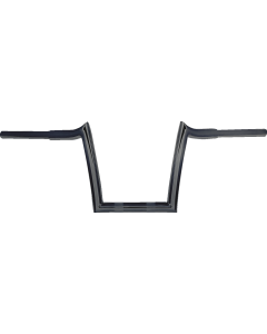 Paul Yaffe 1 1/4" Clamp 8" Rise Black Chrome Mini Monkey Handlebar 4 Harley 23+ FLT