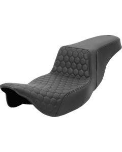 Saddlemen Step-Up HC Extended Reach W/Black Stitch Seat Harley 08-24 Touring