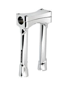 Biltwell Chrome Oversized Murdock Straight Risers 3.5" Center Mounting Holes