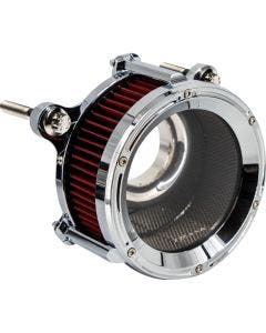 Trask TM-1024CH Chrome Assault Charge High Flow Air Cleaner Harley 23-24 CVO