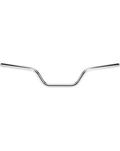 Biltwell 6009-1056 1" Tracker High Slotted Chrome Handlebar Harley Metric