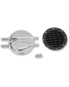 Kuryakyn 8498 Chrome Stinger Trap Door with Filter (ea) for Hypercharger