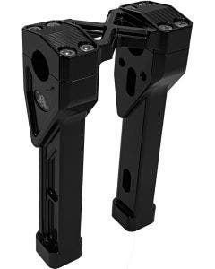 Kens Factory KFR-02 Black Next Level Straight X-Riser 8" Harley & Custom