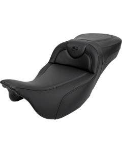 Saddlemen Carbon Fiber W/Black Stitch EXT RoadSofa Seat Harley 08-23 Touring
