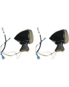 Custom Dynamics ProBEAM Dynamic Ringz Front LED Turn Signals Black Scout 15-20