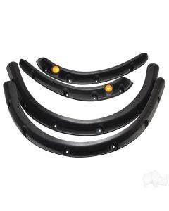 Golf Cart Fender Flare Set with Running Lights for E-Z-Go RXV 08-15 Ez-go Ezgo
