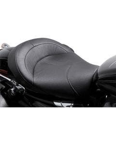 Danny Gray Bigist Solo Seat Leather Smooth Stitch Harley Sportster 04-18