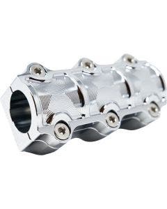 Kodlin Big Block Chrome Riser Kit 4 Harley H-D Models W/ 3 1/2" Center Riser Mounts