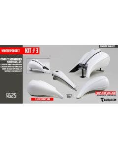 Bad Dad Project#3 Stretched Tank Dash & Pop Up Gas Cap Kit for Harley Touring