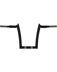 Paul Yaffe 1 1/4" Clamp 10" Rise Black Mini Monkey Handlebar 4 Harley 23+ FLT