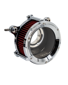 Trask Chrome Assault Charge Stage 1 High Flow Air Cleaner Milwaukee 8 Harley 17-22
