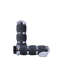 Avon Grips Air Cushion Chrome Grips with Throttle Assist for Harley Cable Control | AIR-90-BOSS