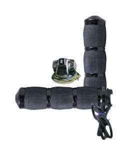 Avon MT Air Cushioned Anodized Heated Grips for Metric Cruisers