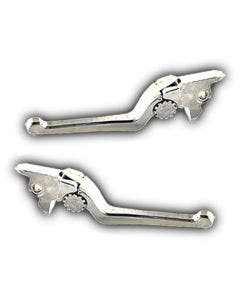 PSR 12-00666-20 Chrome Anthem Adjustable Lever Set Pair Harley Touring 21-Up