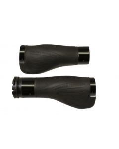 Avon Boss Performance Black Rubber Hand Grips for Harley Throttle By Wire FLH/T
