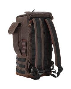 Burly Brand B15-1013D Dark Oak Brown Motorcycle Sissy Bar Cargo Bag Backpack