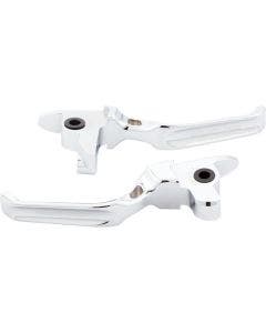 Arlen Ness Method Lever Set Chrome Harley 21-23 W/ Cable Clutch 530-025