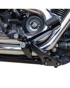 S&S 560-0259A Black Mid Mount Brake Pedal Harley M8 Softail 18-Up