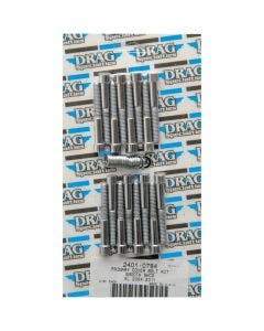 Drag Specialties Chrome Smooth Primary Cover Bolt Kit 4 Harley 04-22 XL